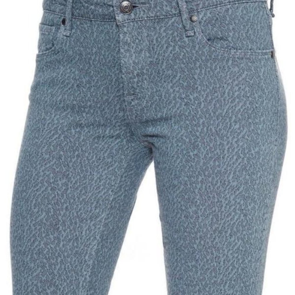 Marc Jacobs Archive NWT Blue Mirage Jacquard Super Skinny Jeans MSRP $198 28
